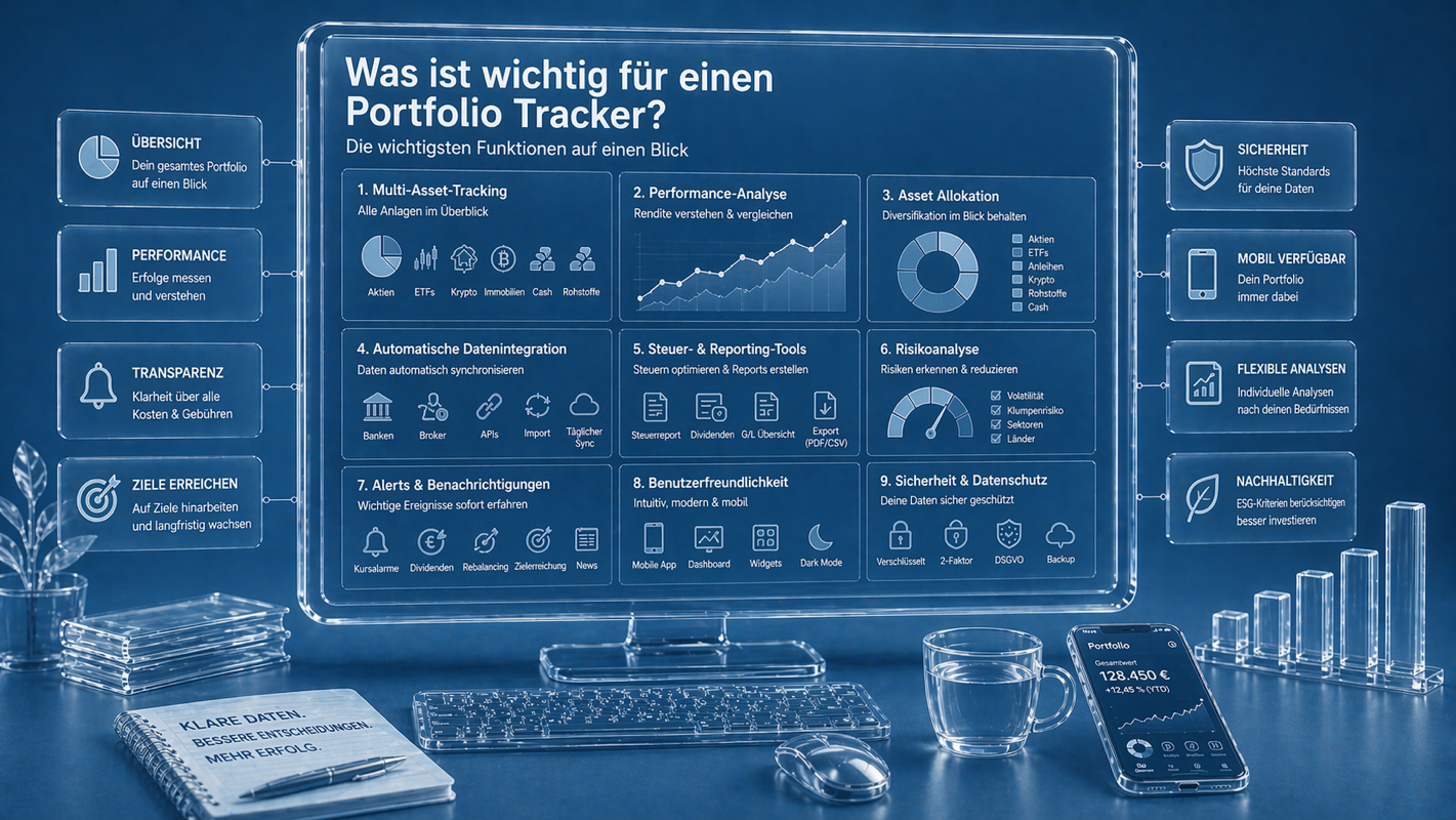 Was ist wichtig für einen Portfolio Tracker im Jahr 2027?